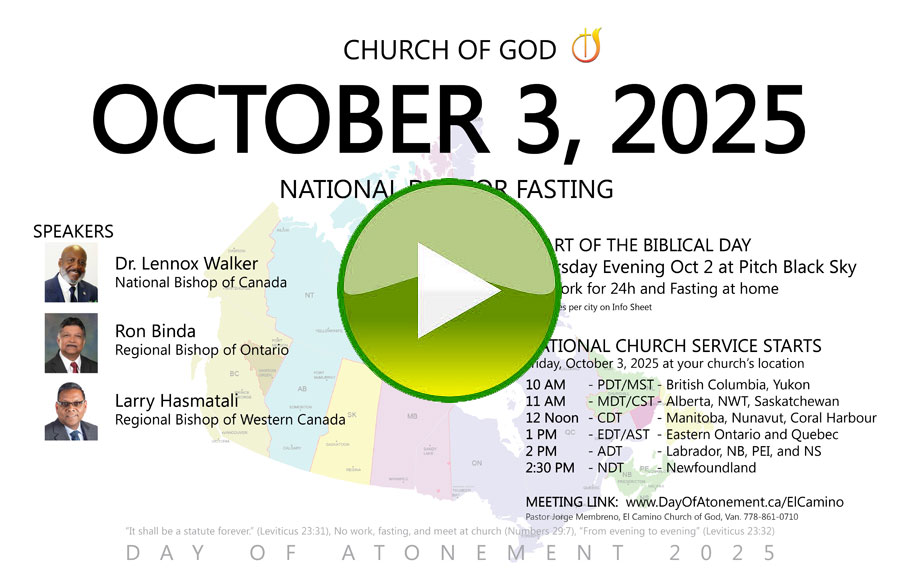Day of Atonement 2025 - COG Canada