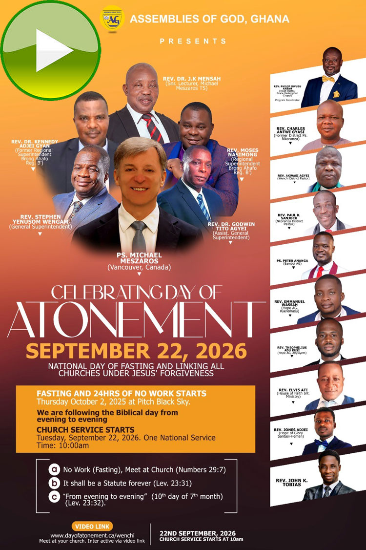 Day of Atonement 2026 - Ghana
